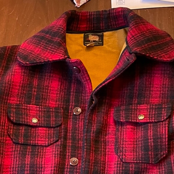 Woolrich Buffalo Plaid Hunting Coat - 1940’s - well cared for - great condition. - Picture 5 of 8